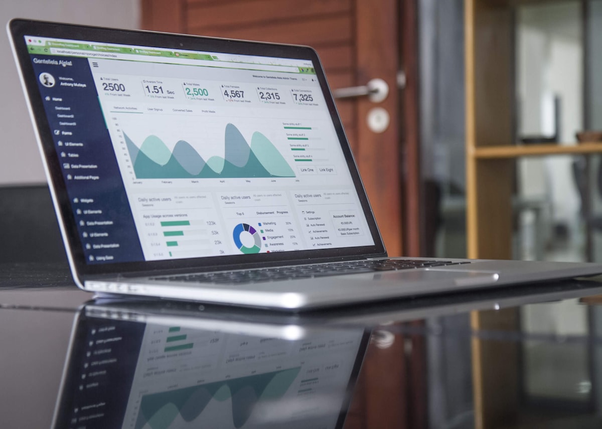 A sales manager reviewing pipeline quality metrics on a dashboard