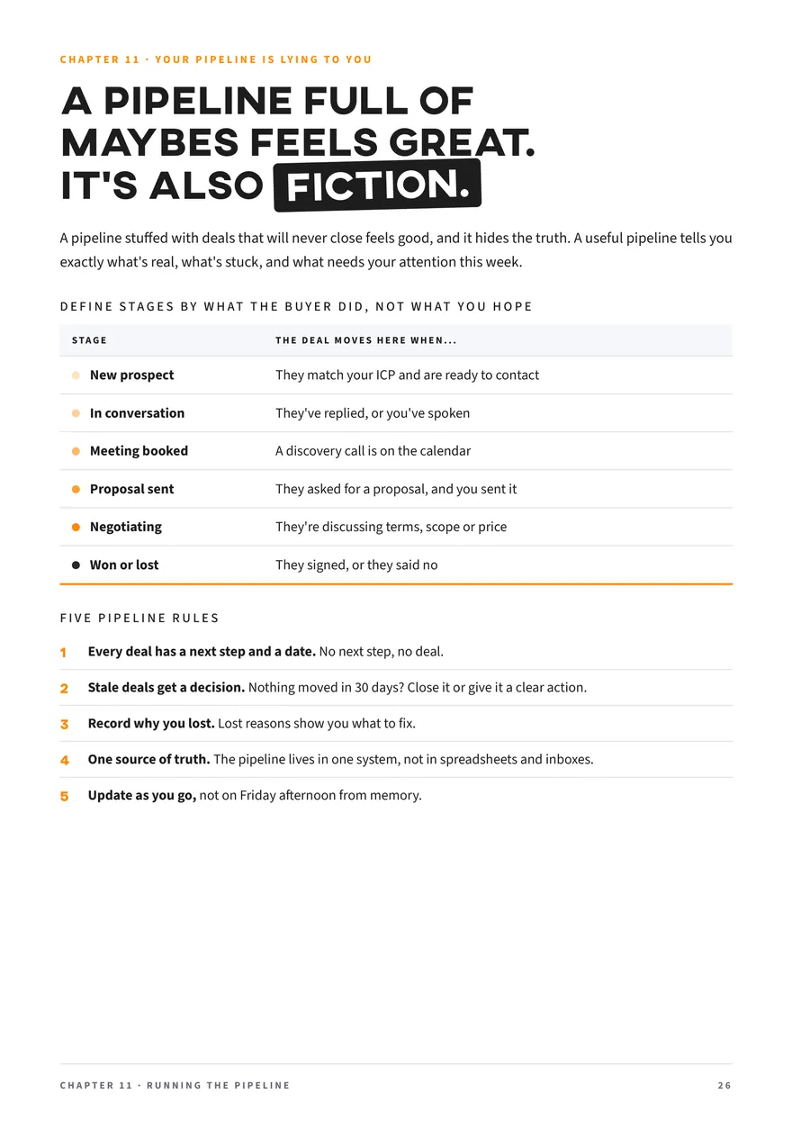 Page 26 of Grow Your Sales in 2027: reading a pipeline honestly
